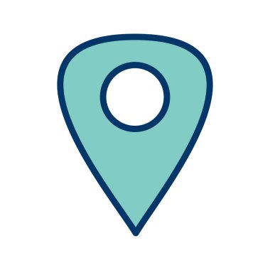 Yer tutucu işaret simge vektör çizim kişisel ve ticari kullanım için..