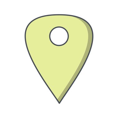 Yer tutucu işaret simge vektör çizim kişisel ve ticari kullanım için..