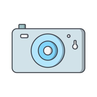 Kamera işareti simge vektör çizim kişisel ve ticari kullanım için..