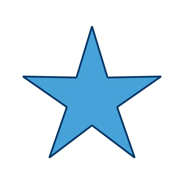 Znak Gwiazdy Ikona Ilustracja Wektorowa Użytku Osobistego Komercyjnego — Wektor stockowy