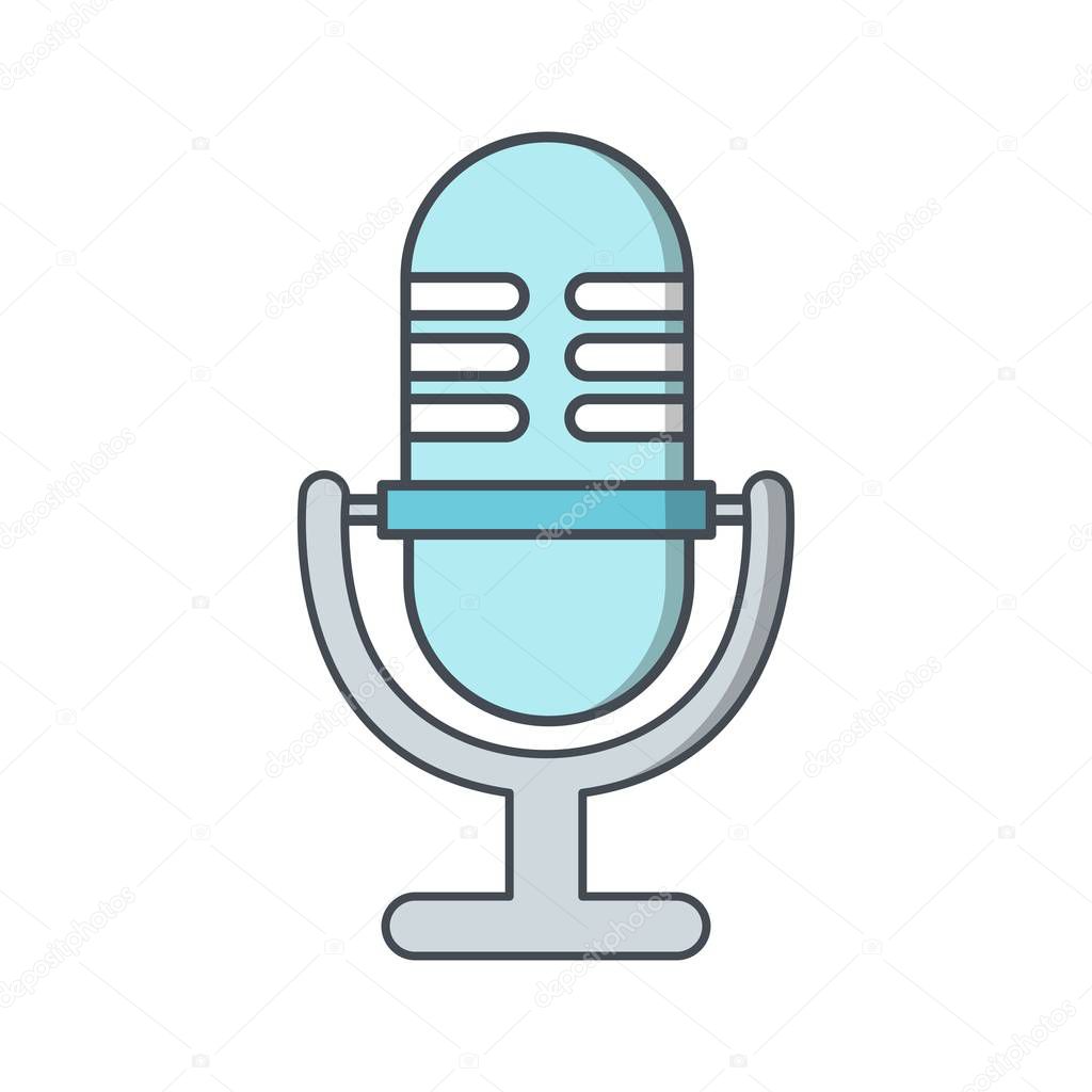 Microphone Sign Icon Vector Illustration For Personal And Commercial Use..
