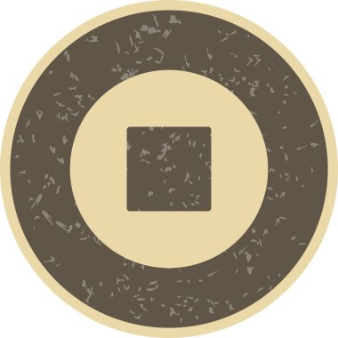 Dur işareti simge vektör çizim kişisel ve ticari kullanım için..