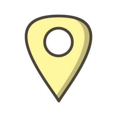 Yer tutucu işaret simge vektör çizim kişisel ve ticari kullanım için..