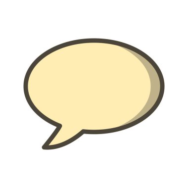 Sohbet işareti simge vektör çizim kişisel ve ticari kullanım için..