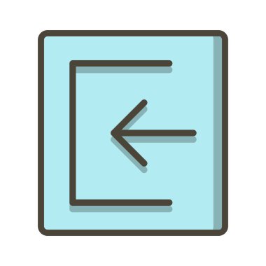 İşareti simge vektör çizim kişisel ve ticari kullanım için oturum..