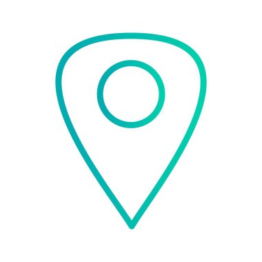 Yer tutucu işaret simge vektör çizim kişisel ve ticari kullanım için..