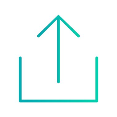 İşareti simge vektör çizim kişisel ve ticari kullanım için upload..