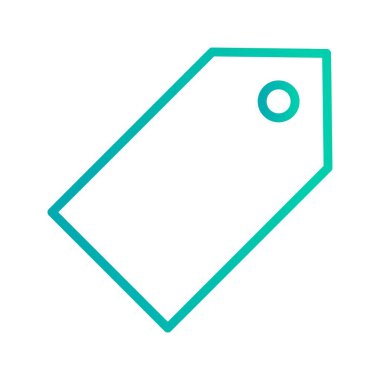 Etiket işareti simge vektör çizim kişisel ve ticari kullanım için..