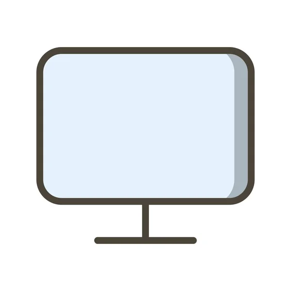 Οθόνη Σύμβολο Εικονίδιο Εικονογράφηση Διάνυσμα Για Προσωπική Και Εμπορική Χρήση — Διανυσματικό Αρχείο