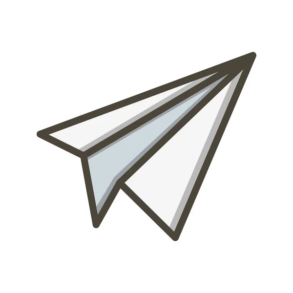 Paper Plane Sign Icon Vector Illustration Personal Commercial Use — Stock Vector