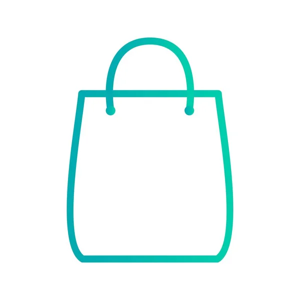 個人的な商業使用のための買い物袋記号アイコン ベクトル図 — ストックベクタ