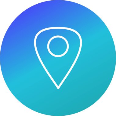 Yer tutucu işaret simge vektör çizim kişisel ve ticari kullanım için..