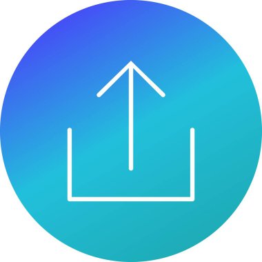 İşareti simge vektör çizim kişisel ve ticari kullanım için upload..