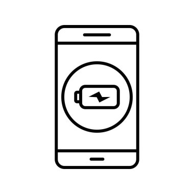 Mobil uygulama vektör simge işareti simge vektör çizim kişisel ve ticari kullanım için şarj..