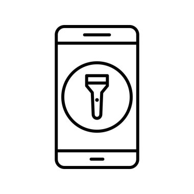 Hafif mobil uygulama vektör simge işareti simge vektör çizim kişisel ve ticari kullanım için flash..