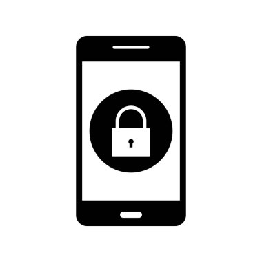 Kilit mobil uygulama vektör simge işareti simge vektör çizim kişisel ve ticari kullanım için..