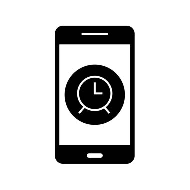 Alarm mobil uygulama vektör simge işareti simge vektör çizim kişisel ve ticari kullanım için..