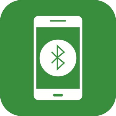 Bluetooth hareket eden uygulama vektör simge işareti simge vektör çizim kişisel ve ticari kullanım için..