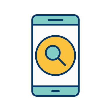 Arama mobil uygulama vektör simge işareti simge vektör çizim kişisel ve ticari kullanım için..