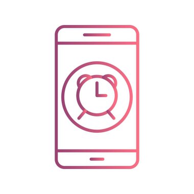 Alarm mobil uygulama vektör simge işareti simge vektör çizim kişisel ve ticari kullanım için..