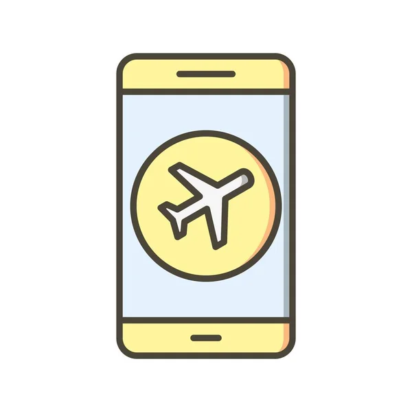 Airplane Mobile Application Vector Icon Sign Icon Vector Illustration For Personal And Commercial Use..