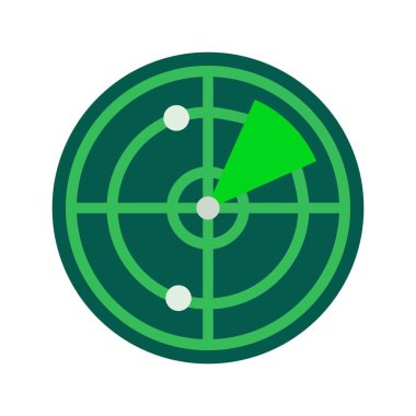 Radar vektör simge işareti simge vektör çizim kişisel ve ticari kullanım için..