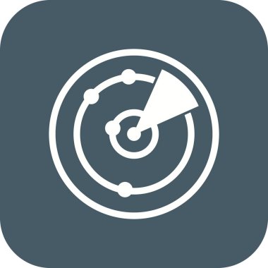 Radar vektör simge işareti simge vektör çizim kişisel ve ticari kullanım için..