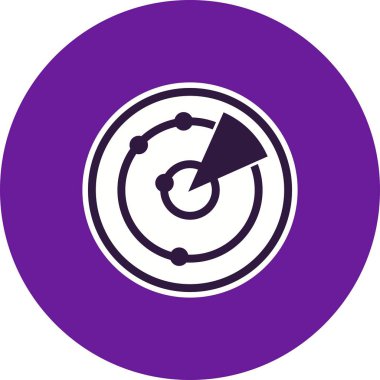 Radar vektör simge işareti simge vektör çizim kişisel ve ticari kullanım için..