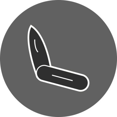 Bıçak vektör simge işareti simge vektör çizim kişisel ve ticari kullanım için..