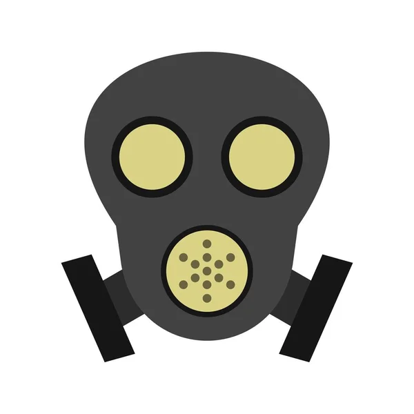 Gasmasker Vector Icon Teken Pictogram Vector Illustratie Voor Persoonlijk Commercieel — Stockvector