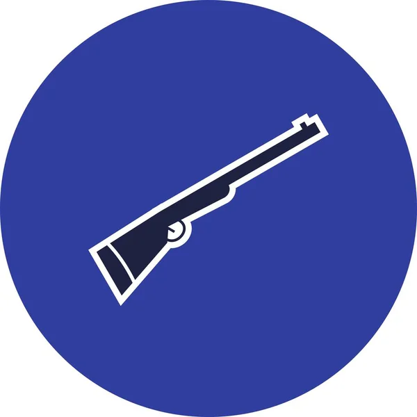 Illustration Vectorielle Icône Signe Icône Fusil Chasse Pour Usage Personnel — Image vectorielle
