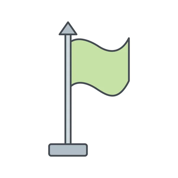 Icono Signo Icono Vector Bandera Ilustración Vector Para Uso Personal — Archivo Imágenes Vectoriales