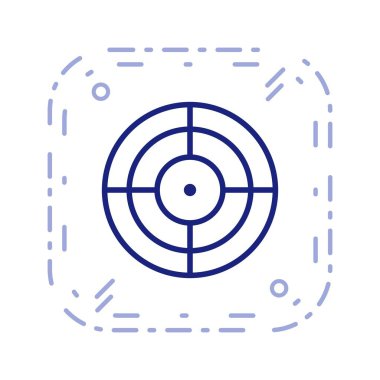 hedef vektör simge işareti simge vektör çizim için kişisel ve ticari kullanım..