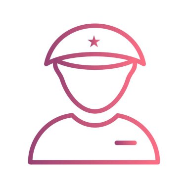 Teğmen vektör simge işareti simge vektör çizim kişisel ve ticari kullanım için..