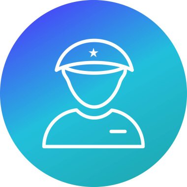 Teğmen vektör simge işareti simge vektör çizim kişisel ve ticari kullanım için..