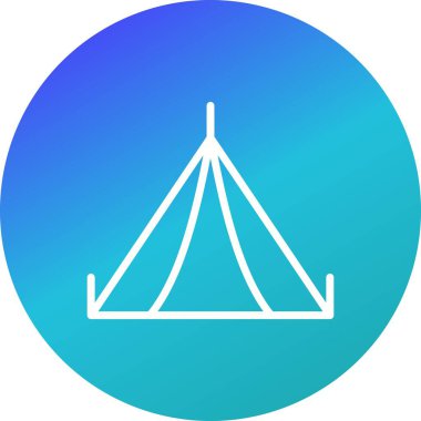 Çadır vektör simge işareti simge vektör çizim kişisel ve ticari kullanım için..