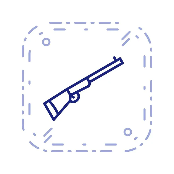 Shotgun Vector Icon Sign Icon Vector Illustration Pentru Personal Comercial — Vector de stoc