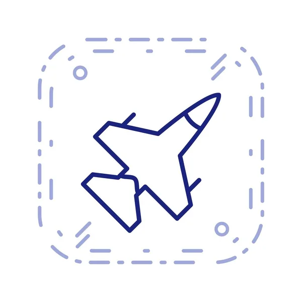 Jet Vector Icon Sign Icon Vector Illustration Für Den Persönlichen — Stockvektor