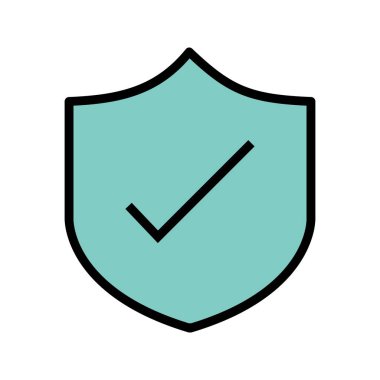 Kalkan vektör simgesi kişisel ve ticari kullanım için.............