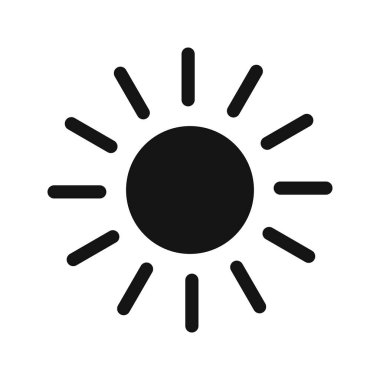 Kişisel ve ticari kullanım için güneş vektör simgesi...............