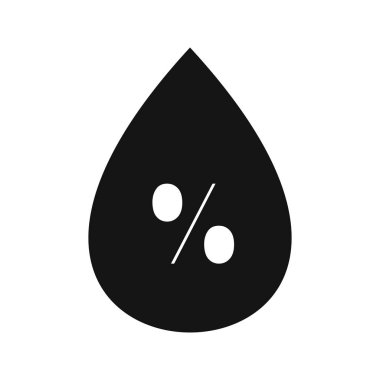 Kişisel ve ticari kullanım için nem vektör simgesi.............