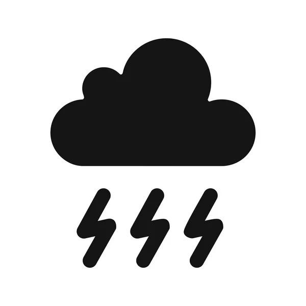 Storm Vector Icon Personal Commercial Use — Stock Vector