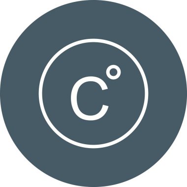 Kişisel ve ticari kullanım için santigrat vektör simgesi.............