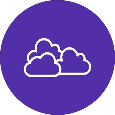  Bulutlu vektör simge kişisel ve ticari kullanım için.............