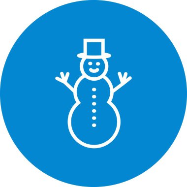 Kardan adam vektör simge kişisel ve ticari kullanım için.............