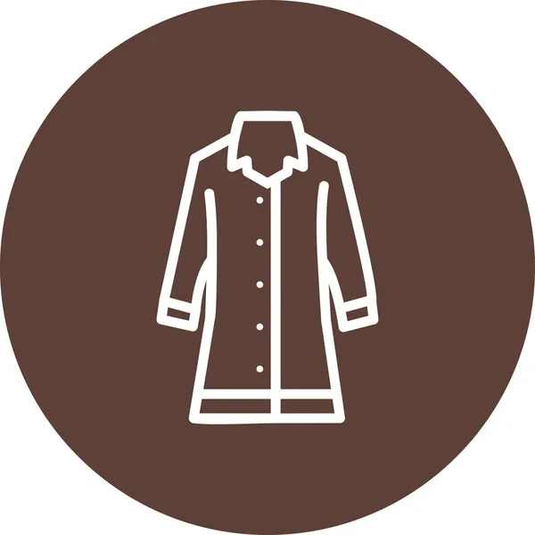 Rain Coat Vector Icon Para Uso Personal Comercial — Archivo Imágenes Vectoriales