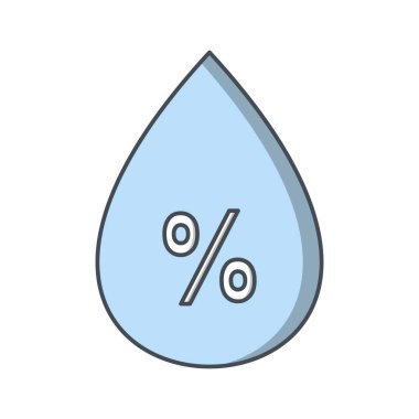 Kişisel ve ticari kullanım için nem vektör simgesi.............