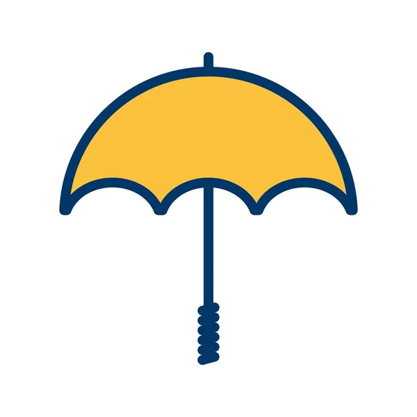 Paraply Vektor Ikonen För Personligt Och Kommersiellt Bruk — Stock vektor