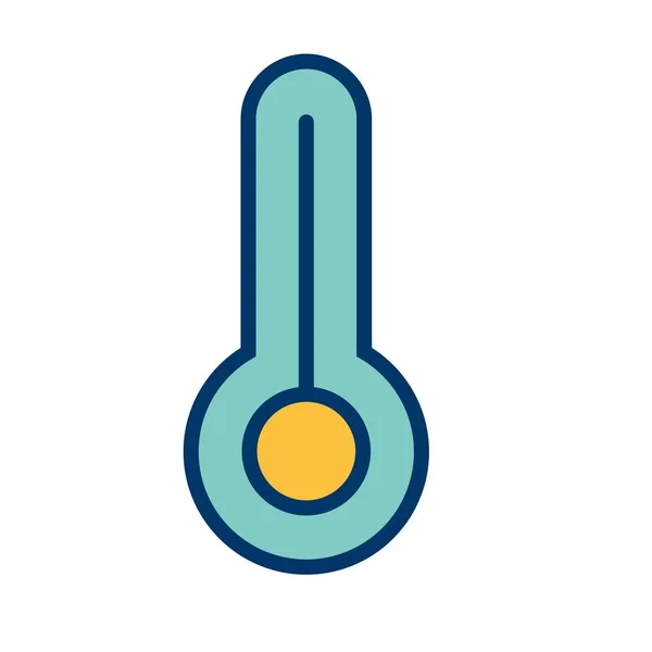 Ícone Vetor Temperatura Para Uso Pessoal Comercial — Vetor de Stock