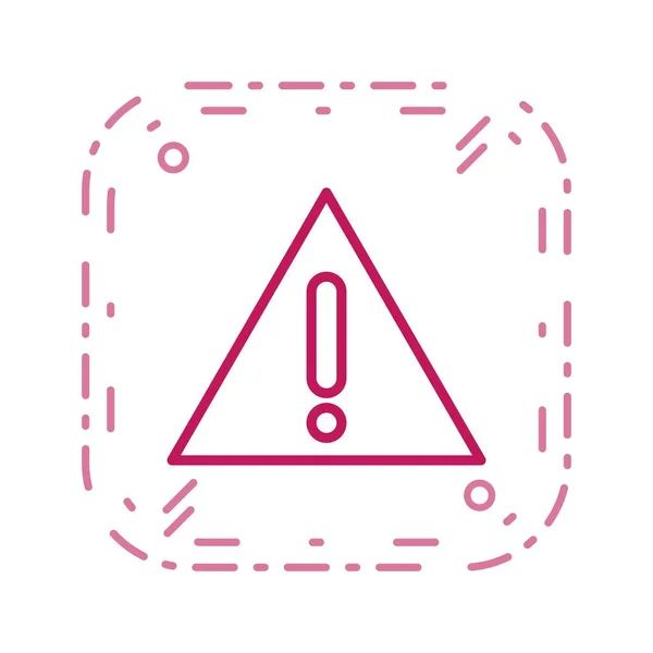 Warning Board Vector Icon Personal Commercial Use — Stock Vector